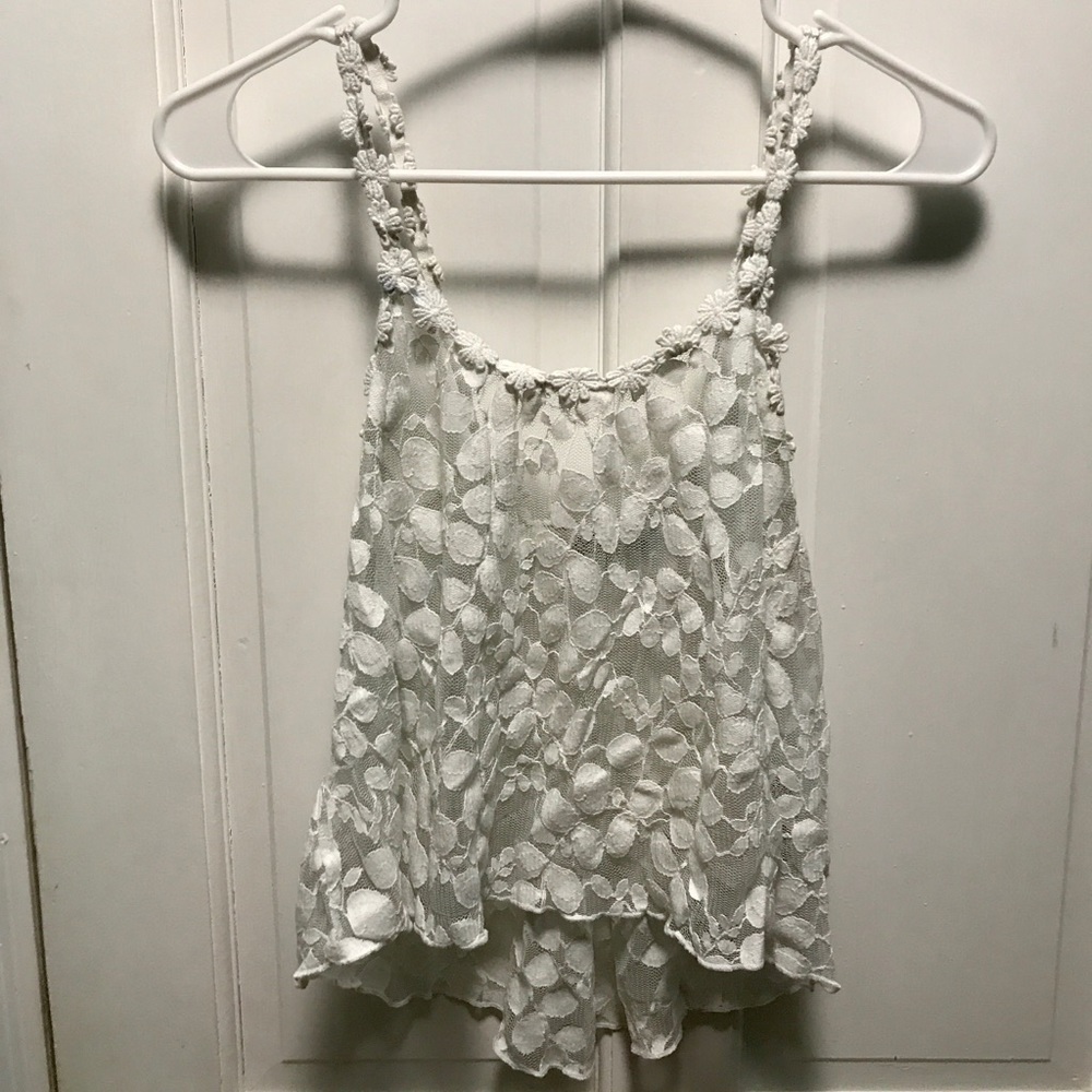 Lace crop top
